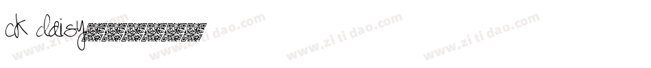 CK Daisy字体转换